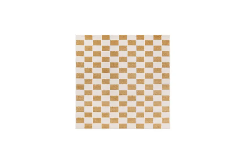Wiltonmatta Hawaii Chess 280x280 cm, Gul, 280x280 cm, Gul