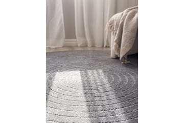 Wiltonmatta Hawaii Circle 200x200 cm, Grafit - 200x200 cm, Grafit - Textil & mattor - Matta - Utomhusmatta