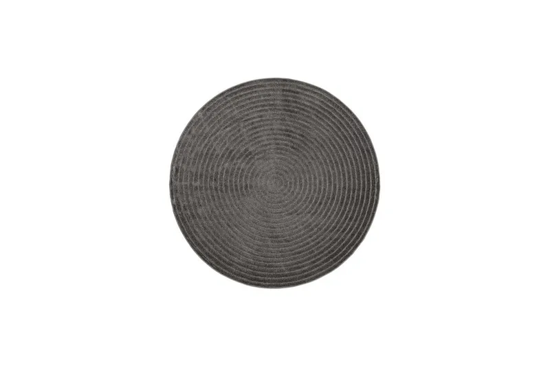 Wiltonmatta Hawaii Circle 200x200 cm, Grafit, 200x200 cm, Grafit