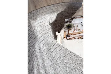 Wiltonmatta Hawaii Circle 240x240 cm, Grå - 240x240 cm, Grå - Textil & mattor - Matta - Utomhusmatta