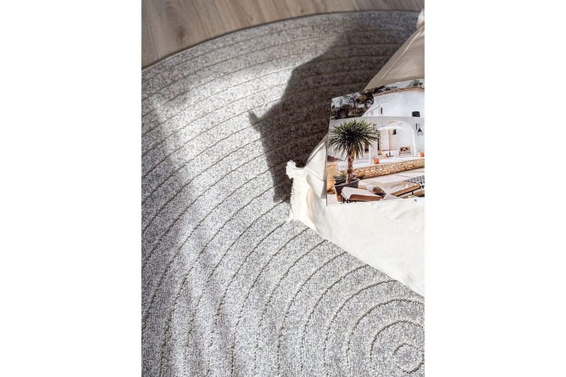 Wiltonmatta Hawaii Circle 240x240 cm, Grå - 240x240 cm, Grå - Textil & mattor - Matta - Utomhusmatta