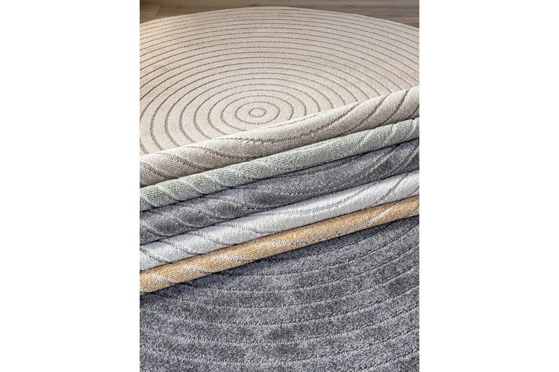 Wiltonmatta Hawaii Circle 240x240 cm, Grafit - 240x240 cm, Grafit - Textil & mattor - Matta - Utomhusmatta