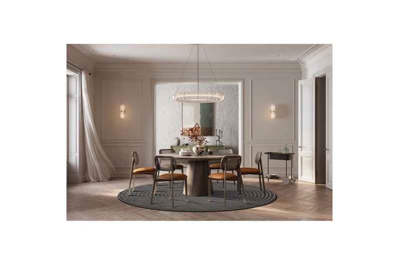 Wiltonmatta Hawaii Circle 240x240 cm, Grafit - 240x240 cm, Grafit - Textil & mattor - Matta - Utomhusmatta