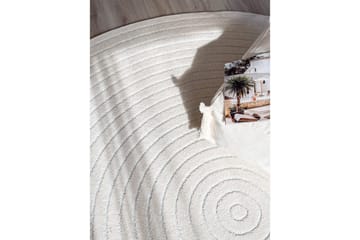 Wiltonmatta Hawaii Circle 280x280 cm, Creme - 280x280 cm, Creme - Textil & mattor - Matta - Utomhusmatta