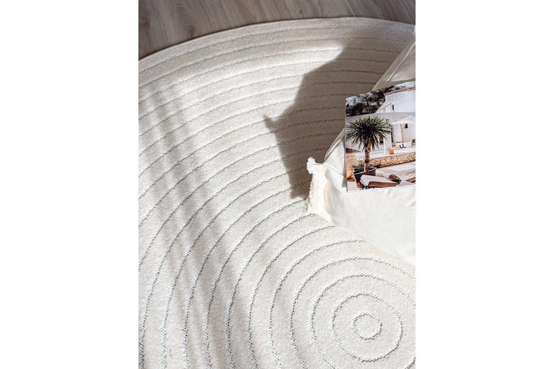 Wiltonmatta Hawaii Circle 280x280 cm, Creme - 280x280 cm, Creme - Textil & mattor - Matta - Utomhusmatta