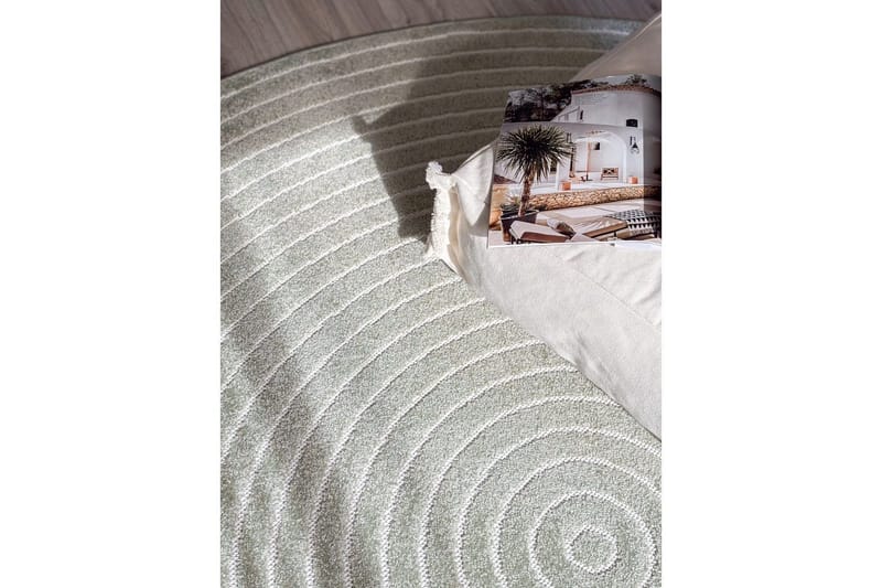 Wiltonmatta Hawaii Circle 280x280 cm, Grön - 280x280 cm, Grön - Textil & mattor - Matta - Utomhusmatta