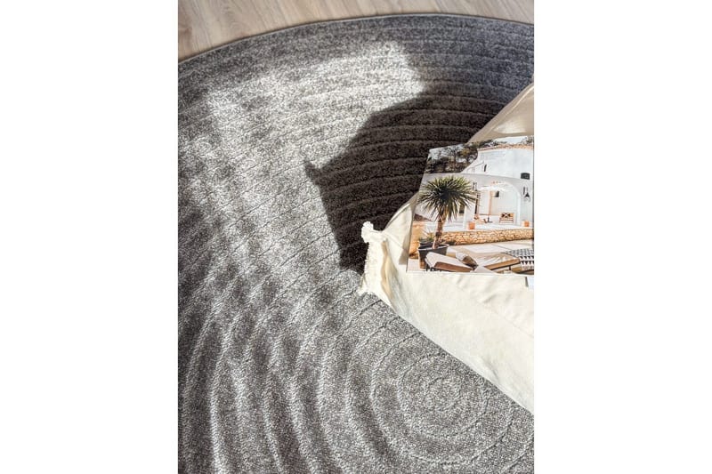 Wiltonmatta Hawaii Circle 280x280 cm, Grafit - 280x280 cm, Grafit - Textil & mattor - Matta - Utomhusmatta