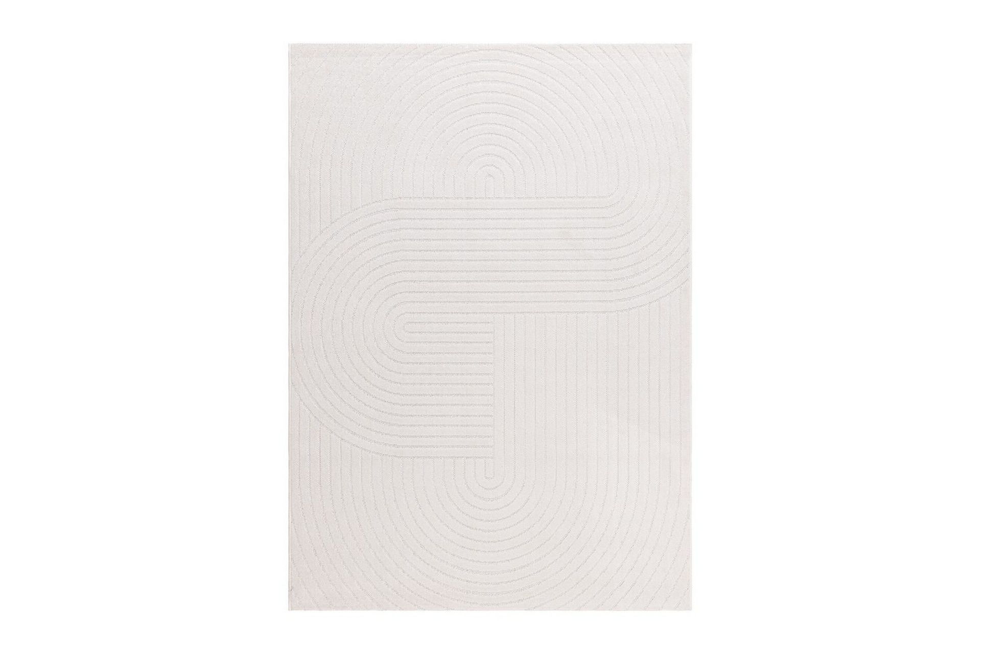 Wiltonmatta Hawaii Shape 160x230 cm, Creme - 160x230 cm, Creme