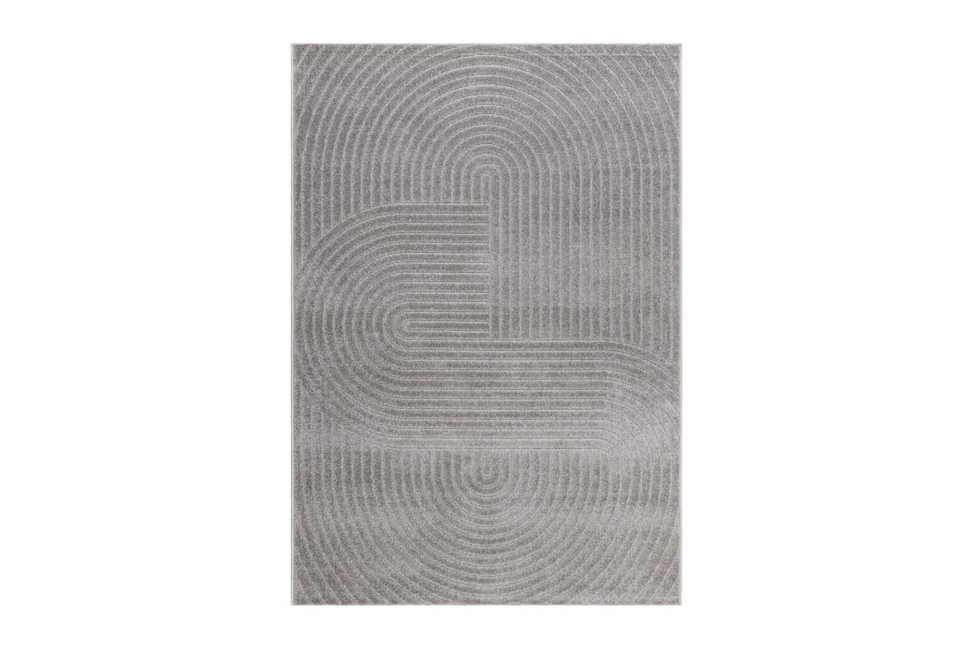 Wiltonmatta Hawaii Shape 160x230 cm, Grå - 160x230 cm, Grå