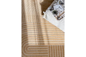 Wiltonmatta Hawaii Shape 160x230 cm, Gul - 160x230 cm, Gul - Textil & mattor - Matta - Utomhusmatta