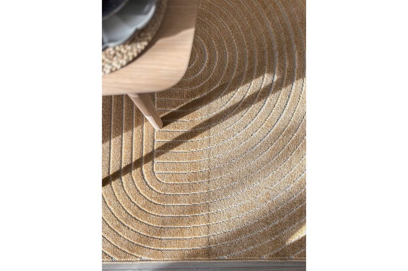 Wiltonmatta Hawaii Shape 200x200 cm, Gul - 200x200 cm, Gul - Textil & mattor - Matta - Utomhusmatta