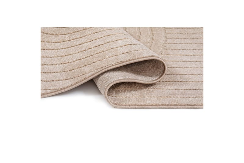 Wiltonmatta Hawaii Shape 200x200 cm, Linne - 200x200 cm, Linne - Textil & mattor - Matta - Utomhusmatta