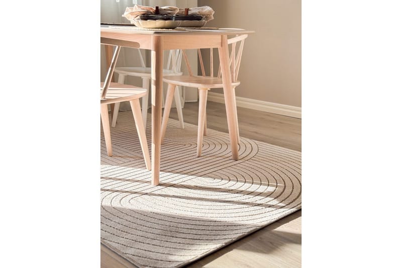 Wiltonmatta Hawaii Shape 200x200 cm, Linne - 200x200 cm, Linne - Textil & mattor - Matta - Utomhusmatta