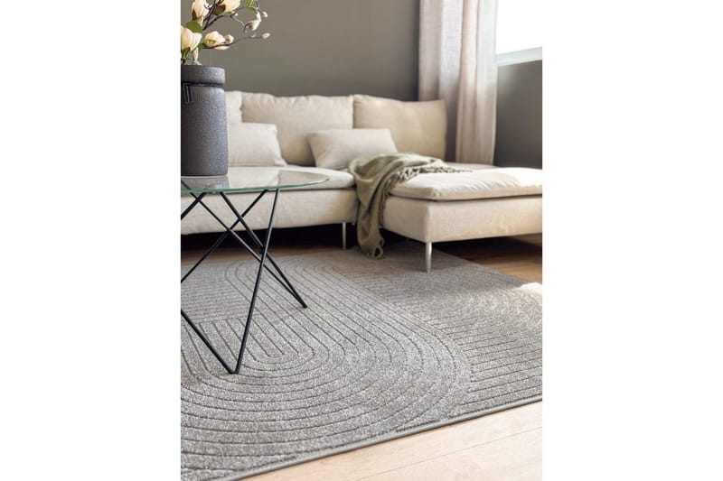 Wiltonmatta Hawaii Shape 200x290 cm, Grå - 200x290 cm, Grå - Textil & mattor - Matta - Utomhusmatta
