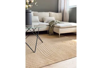 Wiltonmatta Hawaii Shape 200x290 cm, Gul - 200x290 cm, Gul - Textil & mattor - Matta - Utomhusmatta