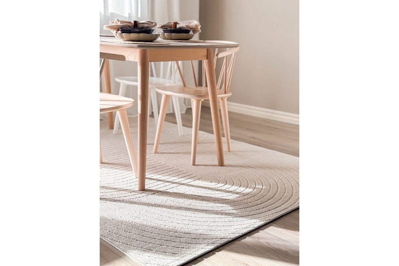 Wiltonmatta Hawaii Shape 240x240 cm, Creme - 240x240 cm, Creme - Textil & mattor - Matta - Utomhusmatta