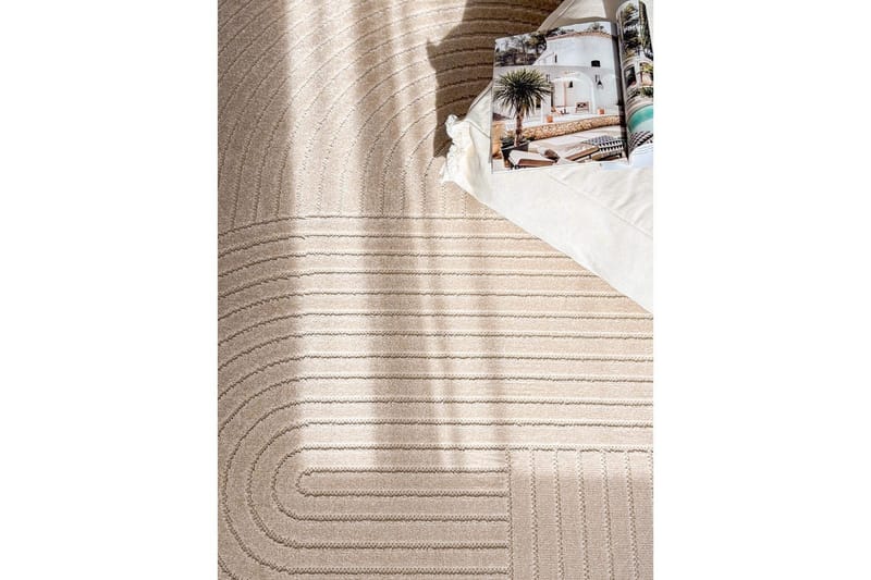 Wiltonmatta Hawaii Shape 240x240 cm, Linne - 240x240 cm, Linne - Textil & mattor - Matta - Utomhusmatta