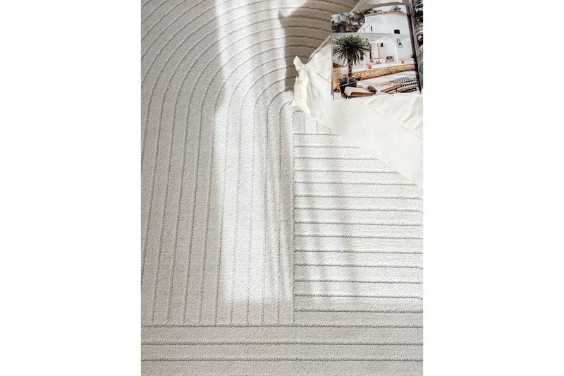 Wiltonmatta Hawaii Shape 240x340 cm, Creme - 240x340 cm, Creme - Textil & mattor - Matta - Utomhusmatta