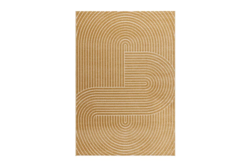 Wiltonmatta Hawaii Shape 240x340 cm, Gul, 240x340 cm, Gul