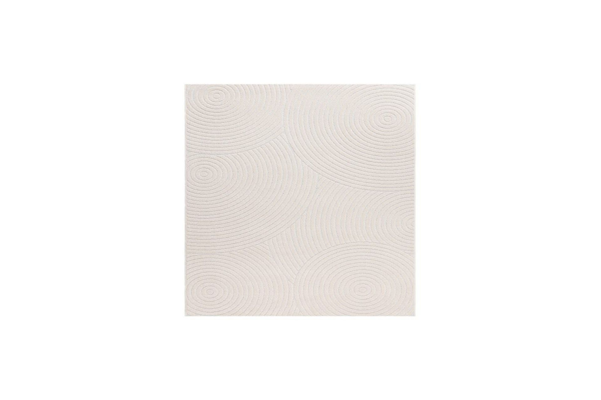 Wiltonmatta Hawaii Trend 200x200 cm, Creme - 200x200 cm, Creme