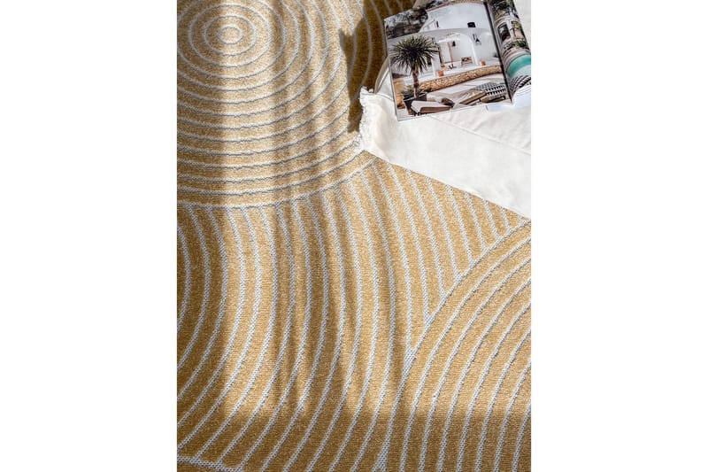 Wiltonmatta Hawaii Trend 200x200 cm, Gul - 200x200 cm, Gul - Textil & mattor - Matta - Utomhusmatta