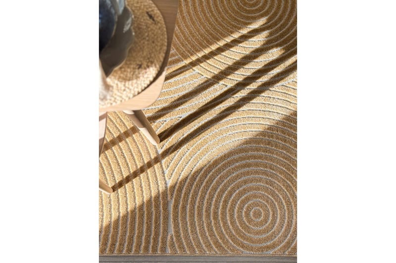 Wiltonmatta Hawaii Trend 240x240 cm, Gul - 240x240 cm, Gul - Textil & mattor - Matta - Utomhusmatta