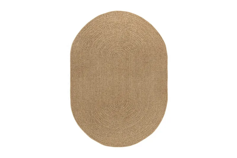Wiltonmatta Natural Frame Oval 240x340 cm, 240x340 cm