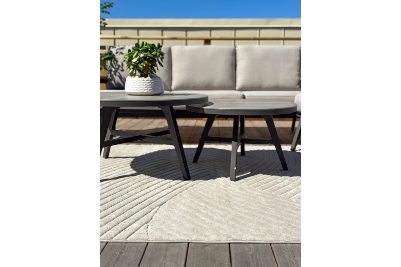 Wiltonmatta Orlando Modern 160x230 cm, Grå - 160x230 cm, Grå - Textil & mattor - Matta - Utomhusmatta