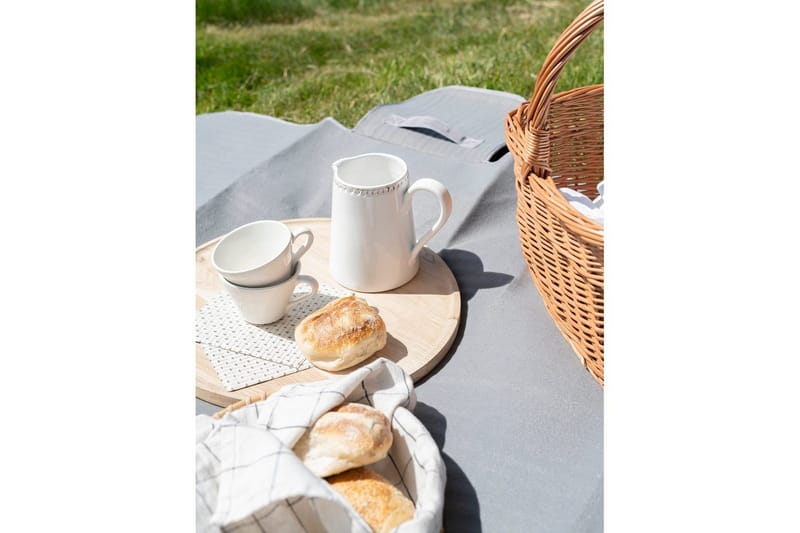 Picknic Pläd 130 x 150 cm - Grå - Textil & mattor - Filt & pläd