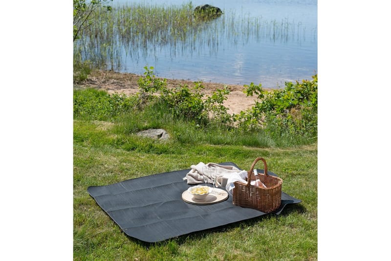 Picknic Pläd 130 x 150 cm - Svart - Textil & mattor - Filt & pläd