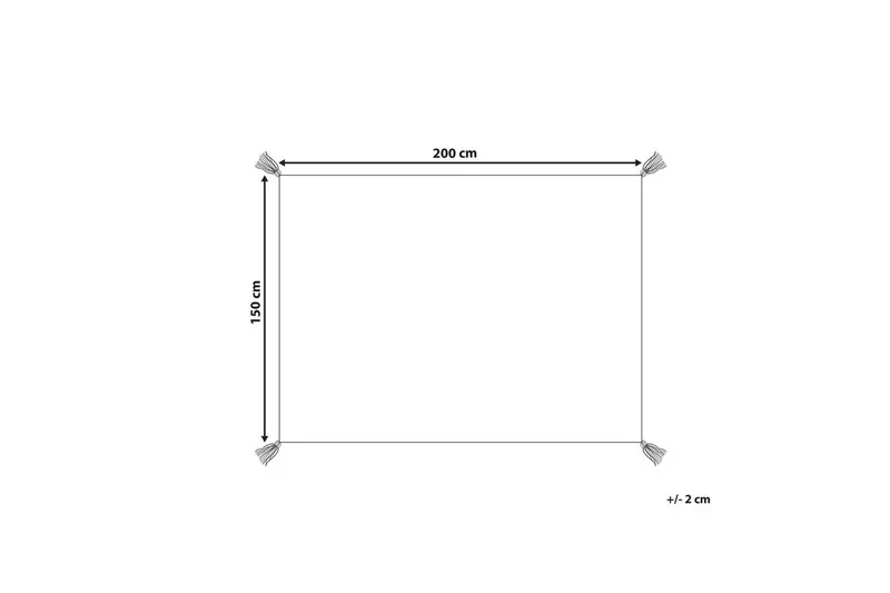Picknickfilt Dilbar Rektangulär - Rektangulär - Textil & mattor - Filt & pläd