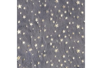 Pläd Alazeya Grå/guld, 130x180 cm - Grå/guld, 130x180 cm - Textil & mattor - Filt & pläd