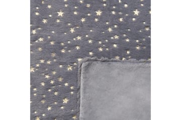 Pläd Alazeya Grå/guld, 150x200 cm - Grå/guld, 150x200 cm - Textil & mattor - Filt & pläd