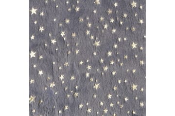 Pläd Alazeya Grå/guld, 150x200 cm - Grå/guld, 150x200 cm - Textil & mattor - Filt & pläd