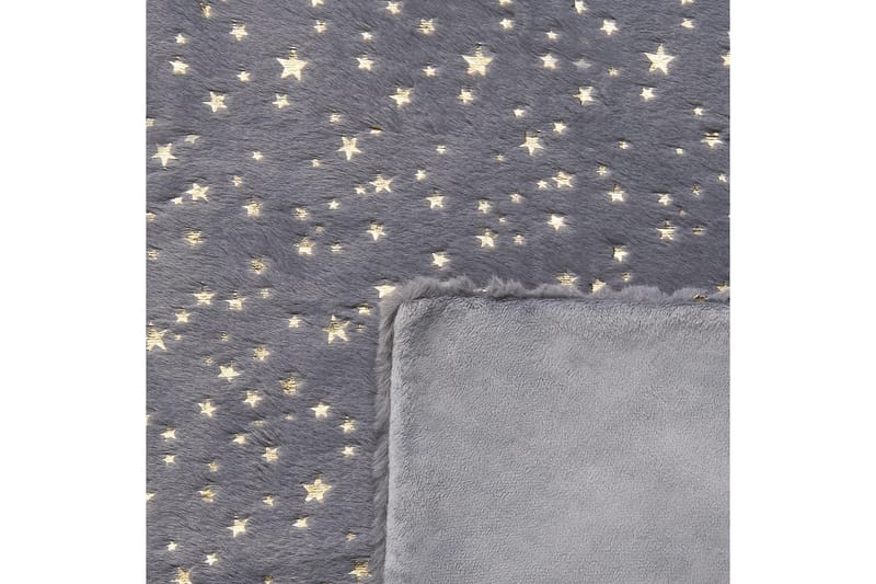 Pläd Alazeya Grå/guld, 150x200 cm - Grå/guld, 150x200 cm - Textil & mattor - Filt & pläd