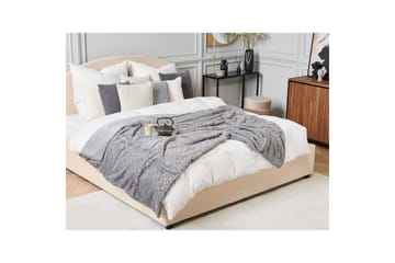 Pläd Alazeya Grå/guld, 150x200 cm - Grå/guld, 150x200 cm - Textil & mattor - Filt & pläd