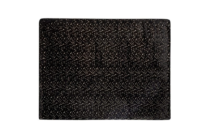 Pläd Alazeya Svart/guld, 150x200 cm - Svart/guld, 150x200 cm - Textil & mattor - Filt & pläd