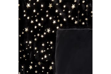 Pläd Alazeya Svart/guld, 150x200 cm - Svart/guld, 150x200 cm - Textil & mattor - Filt & pläd