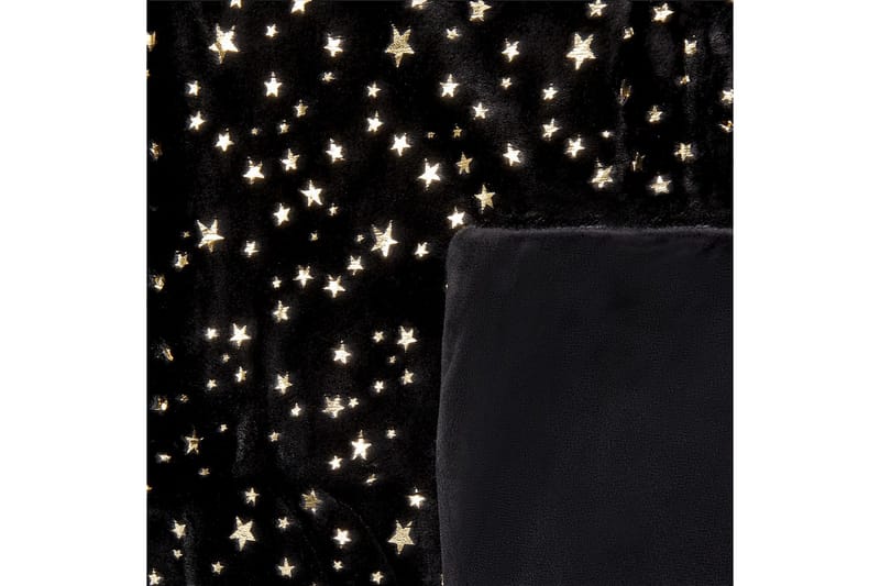 Pläd Alazeya Svart/guld, 150x200 cm - Svart/guld, 150x200 cm - Textil & mattor - Filt & pläd