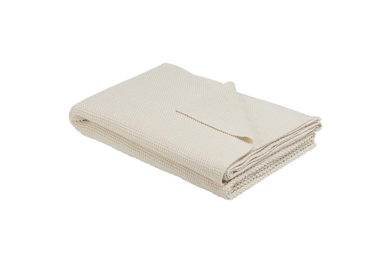 Pläd Asaka Beige - Beige - Textil & mattor - Filt & pläd