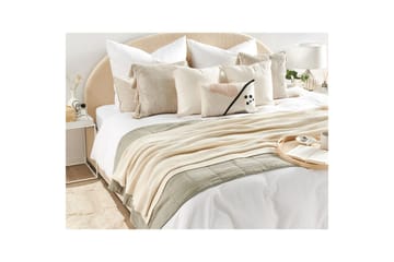 Pläd Asaka Beige - Beige - Textil & mattor - Filt & pläd