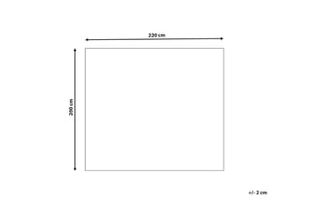 Pläd Bayburt Vit, 200x220 cm - Vit, 200x220 cm - Textil & mattor - Filt & pläd