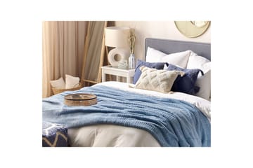 Pläd Bjas Blå, 150x200 cm - Blå, 150x200 cm - Textil & mattor - Filt & pläd