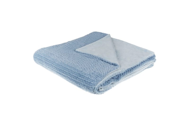 Pläd Bjas Blå, 200x220 cm - Blå, 200x220 cm - Textil & mattor - Filt & pläd