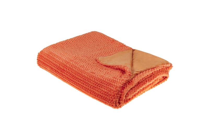 Pläd Bjas Orange, 150x200 cm - Orange, 150x200 cm - Textil & mattor - Filt & pläd