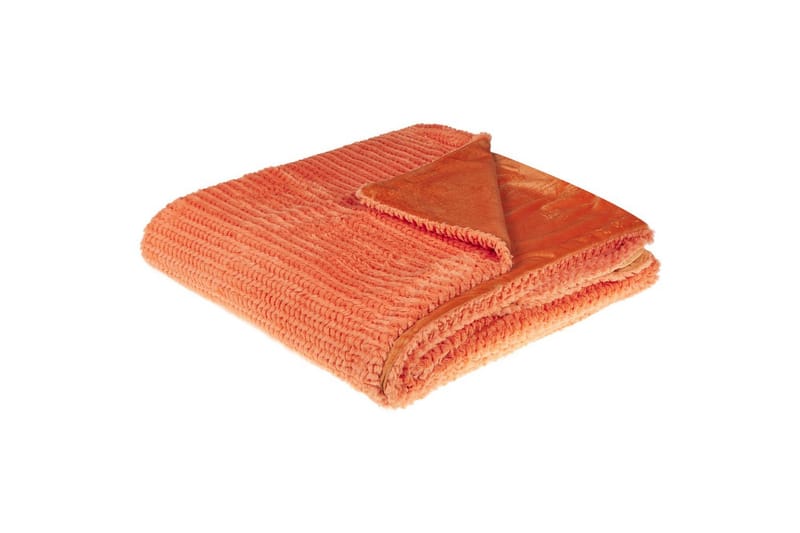 Pläd Bjas Orange, 200x220 cm - Orange, 200x220 cm - Textil & mattor - Filt & pläd