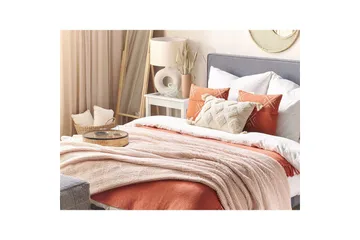 Pläd Bjas Rosa, 150x200 cm - Rosa, 150x200 cm - Textil & mattor - Filt & pläd