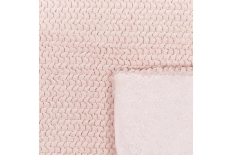 Pläd Bjas Rosa, 150x200 cm - Rosa, 150x200 cm - Textil & mattor - Filt & pläd