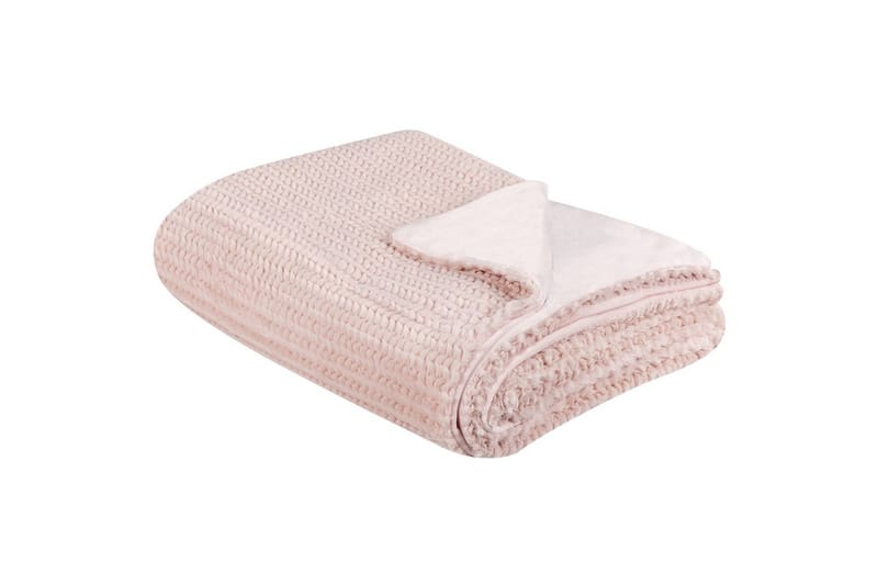 Pläd Bjas Rosa, 150x200 cm - Rosa, 150x200 cm - Textil & mattor - Filt & pläd