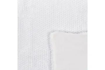 Pläd Bjas Vit, 150x200 cm - Vit, 150x200 cm - Textil & mattor - Filt & pläd